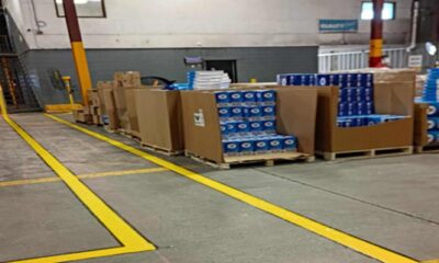 Warehouse line painting