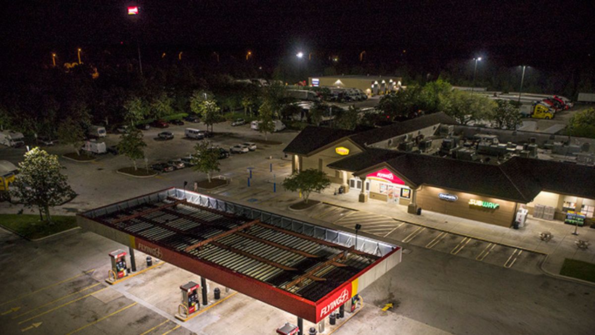 Overnight truck parking